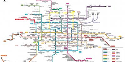Карта метро Пекін 