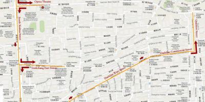 Карта Пекіна пешаходная экскурсія 