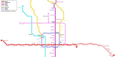 Карта Пекінскі падземны горад