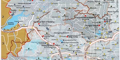 Карта Пекіна транзіт